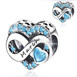 Pandora March Heart Charm